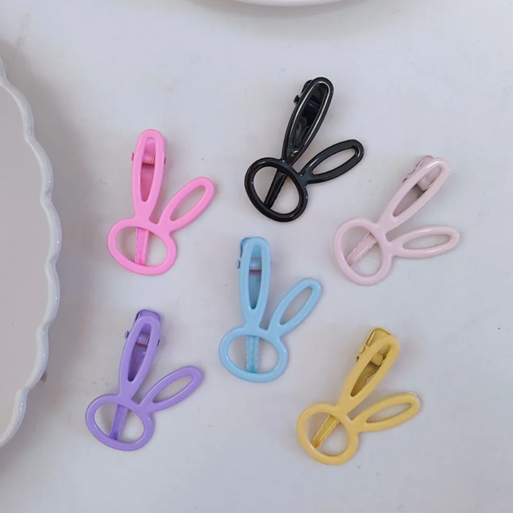 2pc Colorful Alloy Rabbit Hair Side Clips Hairpin Hairgrip for Kids Childs Doll Pet Ornament Vintage Gift Hair Accessories