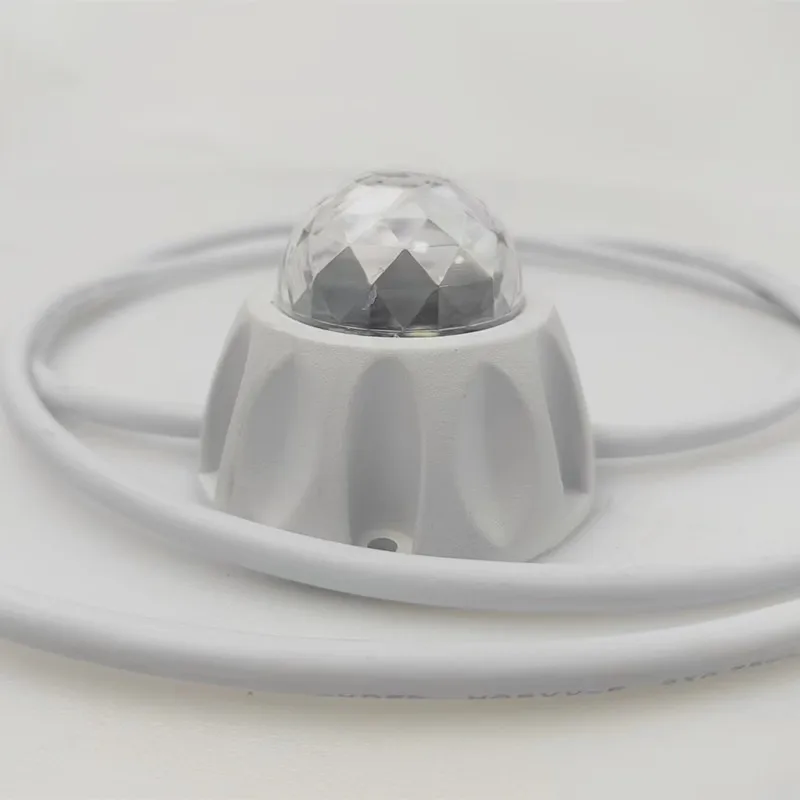 

LED outdoor point light source 512W full color point light source project DMX512 external control aluminum bottom