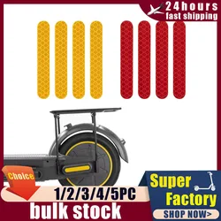 Warning Reflective Sticker For Ninebot Max G2 G65 G30 G30D Electric Scooter Accessories Front Rear Wheel Cover Stickers Strip