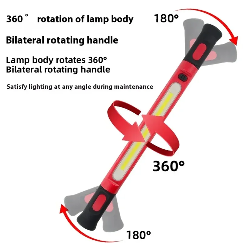 

ABKU-Magnetic Work Light Rechargeable Under Hood Work Light Bar Car Repair Outdoor Lighting
