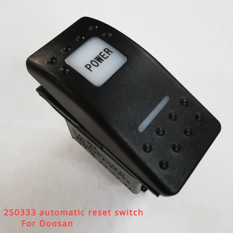 

Аксессуары для экскаватора Запчасти для строительной техники 2S-0333 2S0333 автоматический сброс клавишный кнопочный переключатель для Doosan