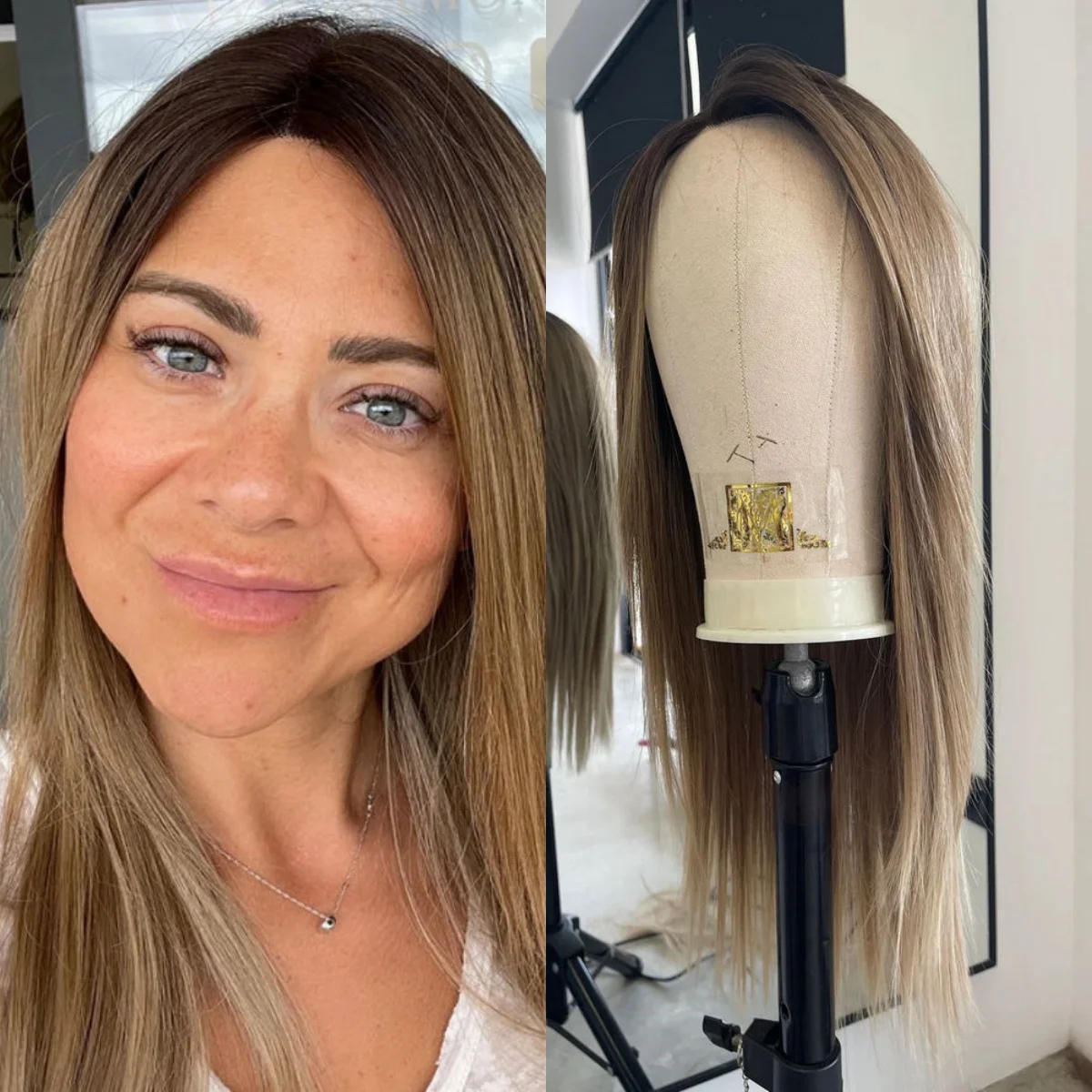 

Роскошный натуральный прямой женский парик, длинный, мягкий, омбре, медово-коричневый, синтетический парик, балаяж, высокое качество, премиум-класс, для повседневной носки и вечеринок