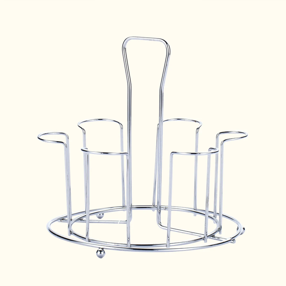 

Stainless Steel Water Cup Holder Wine Glass Drain Rack Household Storage Organizer Upside Down Design For Kitchen Bar Silver 6