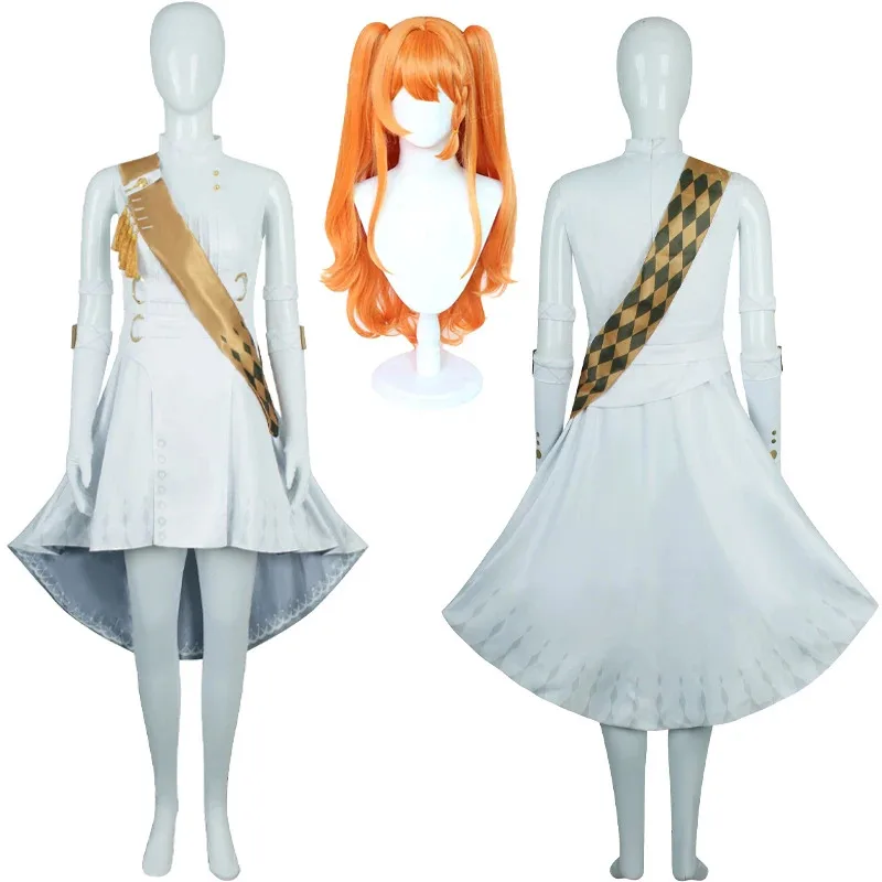 

Game Reverse:1999 Sonetto Cosplay Costume Women Sexy Mini Skirt Dress Wig Uniform Halloween Christmas Carnival Party COS Outfitc