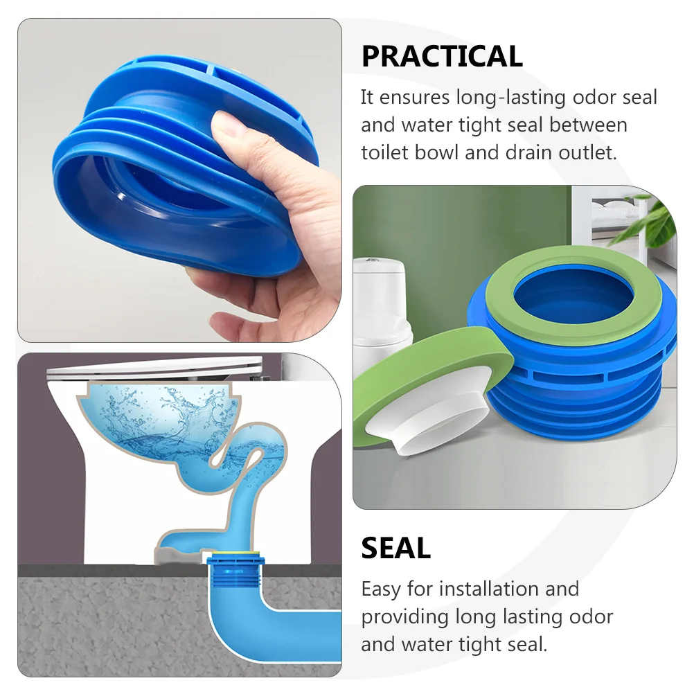 

1 шт. герметичное уплотнительное кольцо для унитаза, резиновое восковое кольцо, устойчивая к запахам фланцевая прокладка для бытового унитаза, уплотнительная шайба для горшка