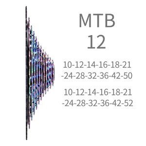 SEVENT GROUND, 12 Speeds, 10-50t Eagle Cassette, 12 s, 10-52t, xD, 378g, ultralight, 12v, free wheel, k7 8 Main Sales Cassette XD 12V - №7