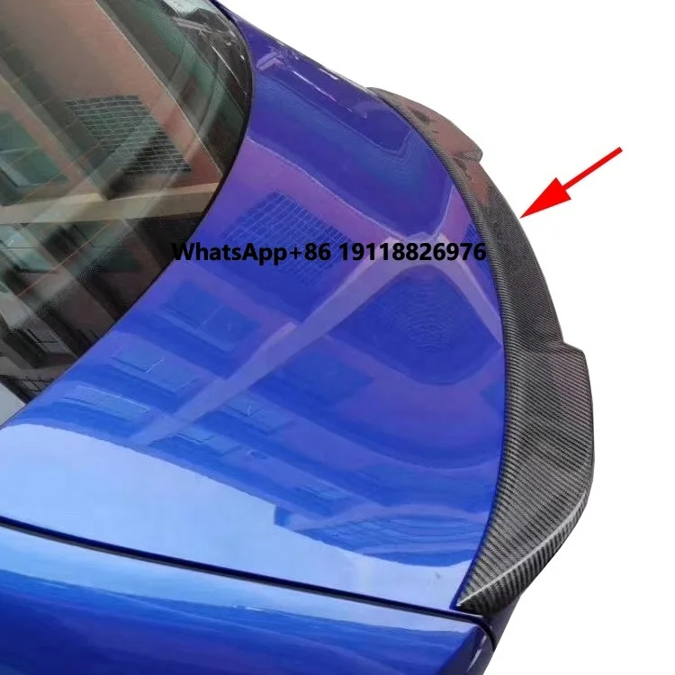 

CS Style Rear Trunk Spoiler Carbon Fiber Car Rear Spoiler Wing for F30 3 Series 2013-2017 F80 M3 Boot Spoiler