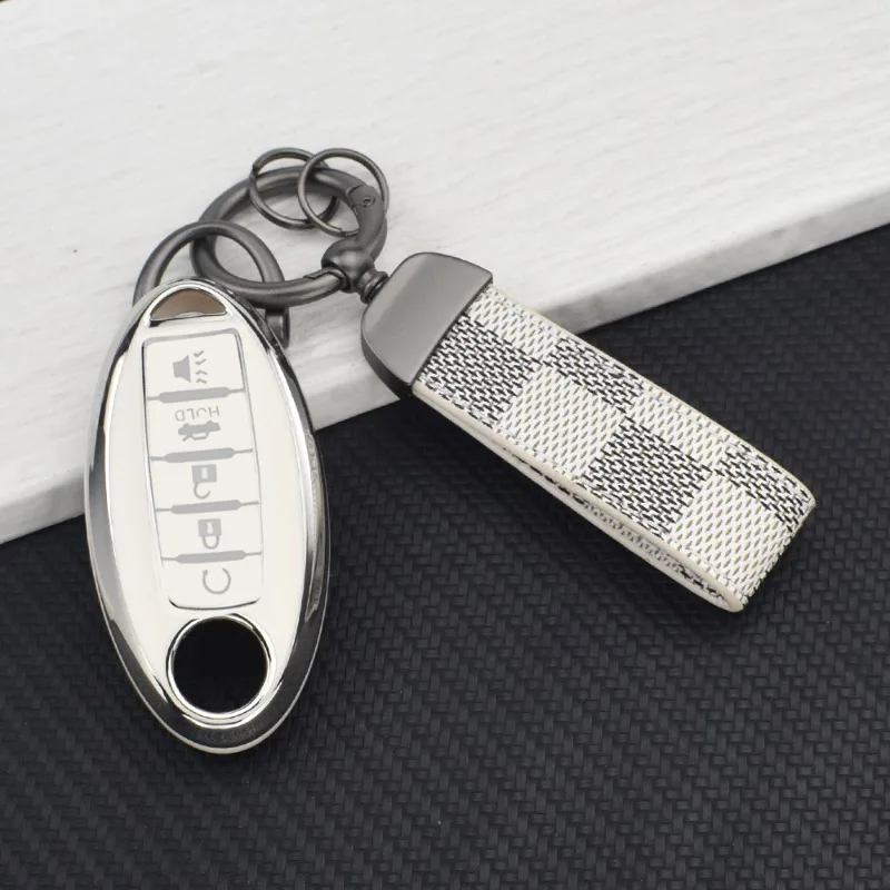 For Nissan Qashqai J11 J10 Rogue XTrail T32 T31 Kicks Tiida Pathfinder Murano Juke Versa Note Infiniti Car Remote Key Case Cover