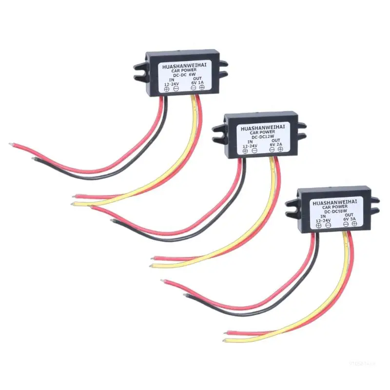 

Waterproof Buckk Converters 12~24V to 6V 3A 2A 1A Supply Converters Module for Car LED Dispaly, Motor Dropship