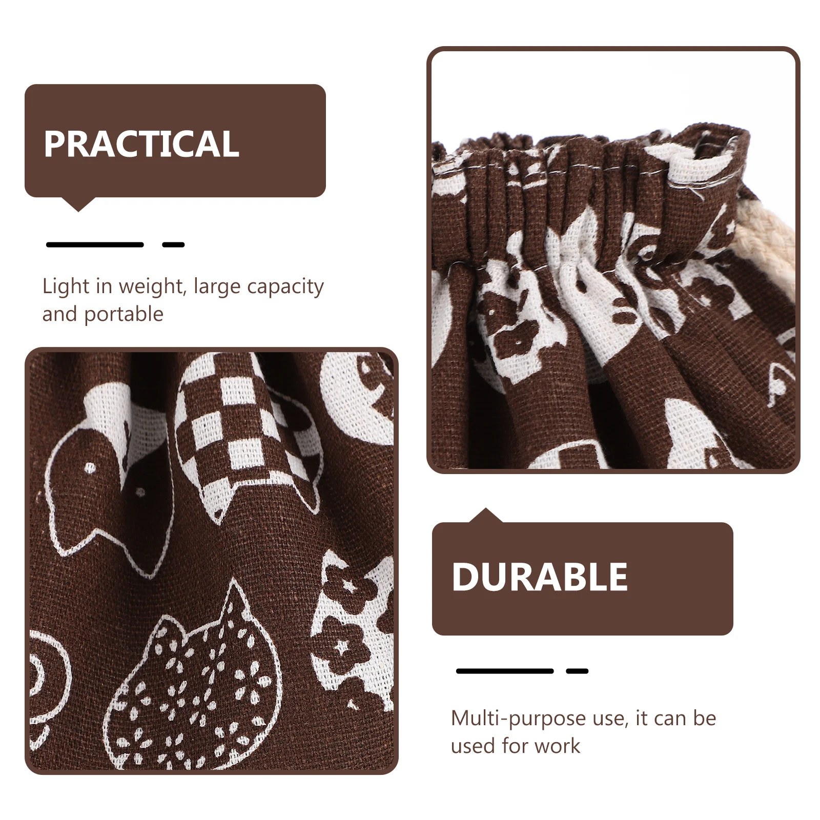 Fourre-tout à Bento épais Double couche, sac de stockage des aliments Portable de grande capacité, porte-déjeuner polyvalent pour le travail de Camping