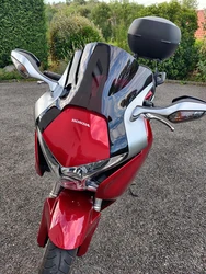 Motorcycle Double Bubble Windshield WindScreen Screen For 2010-2014 2015 2016 Honda VFR1200F VFR1200 VFR 1200 F FA FDA Black