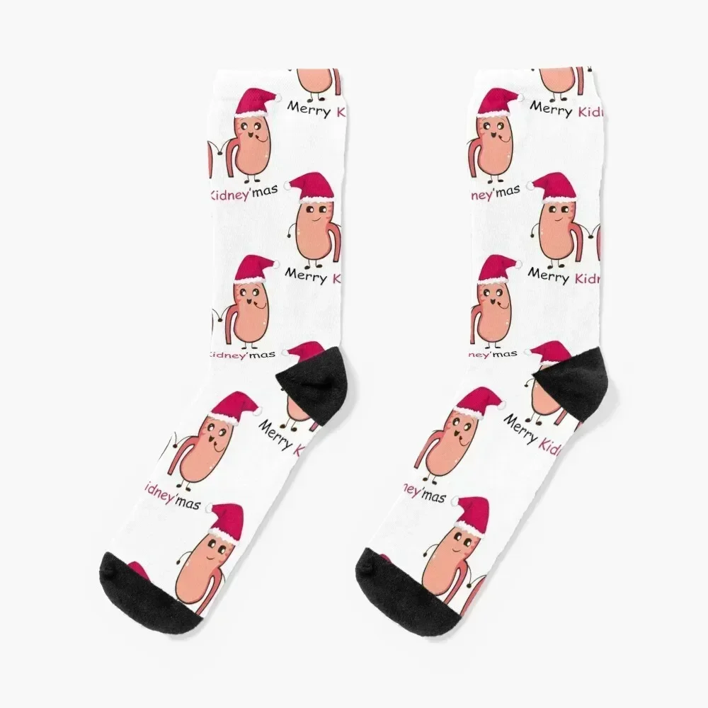 

Merry xmas from kidneys Socks Crossfit funny gift Socks Girl Men's