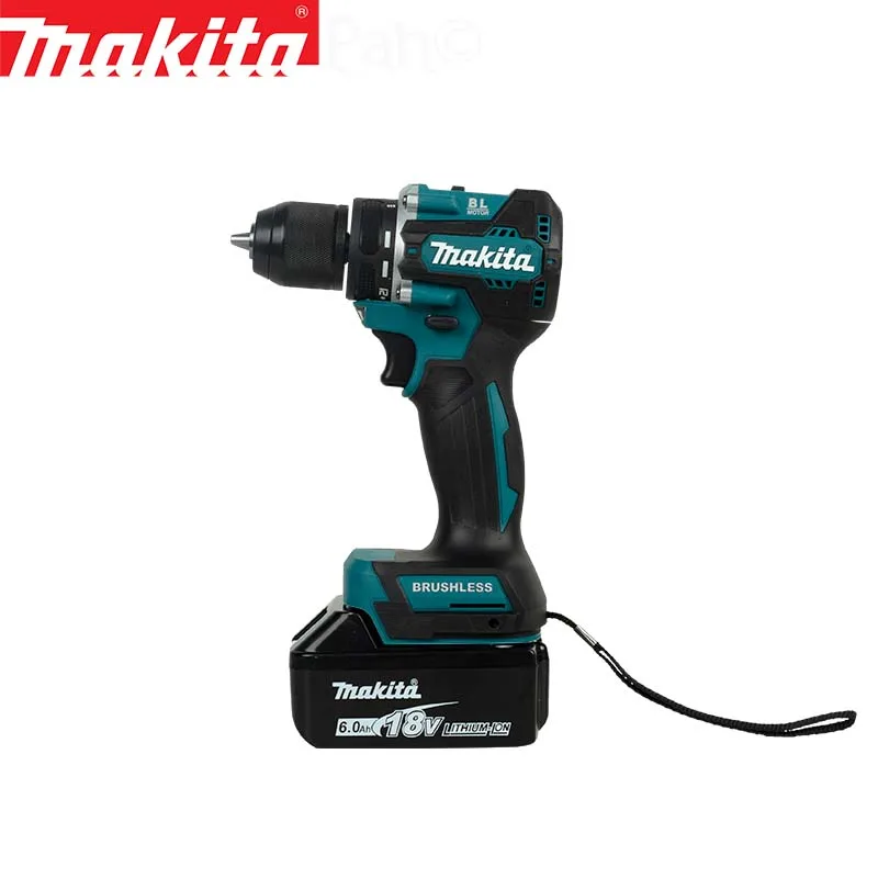 Makita DDF487 бесщеточный литиевый Электрический драйвер, электромеханическая дрель, отвертка 10 мм