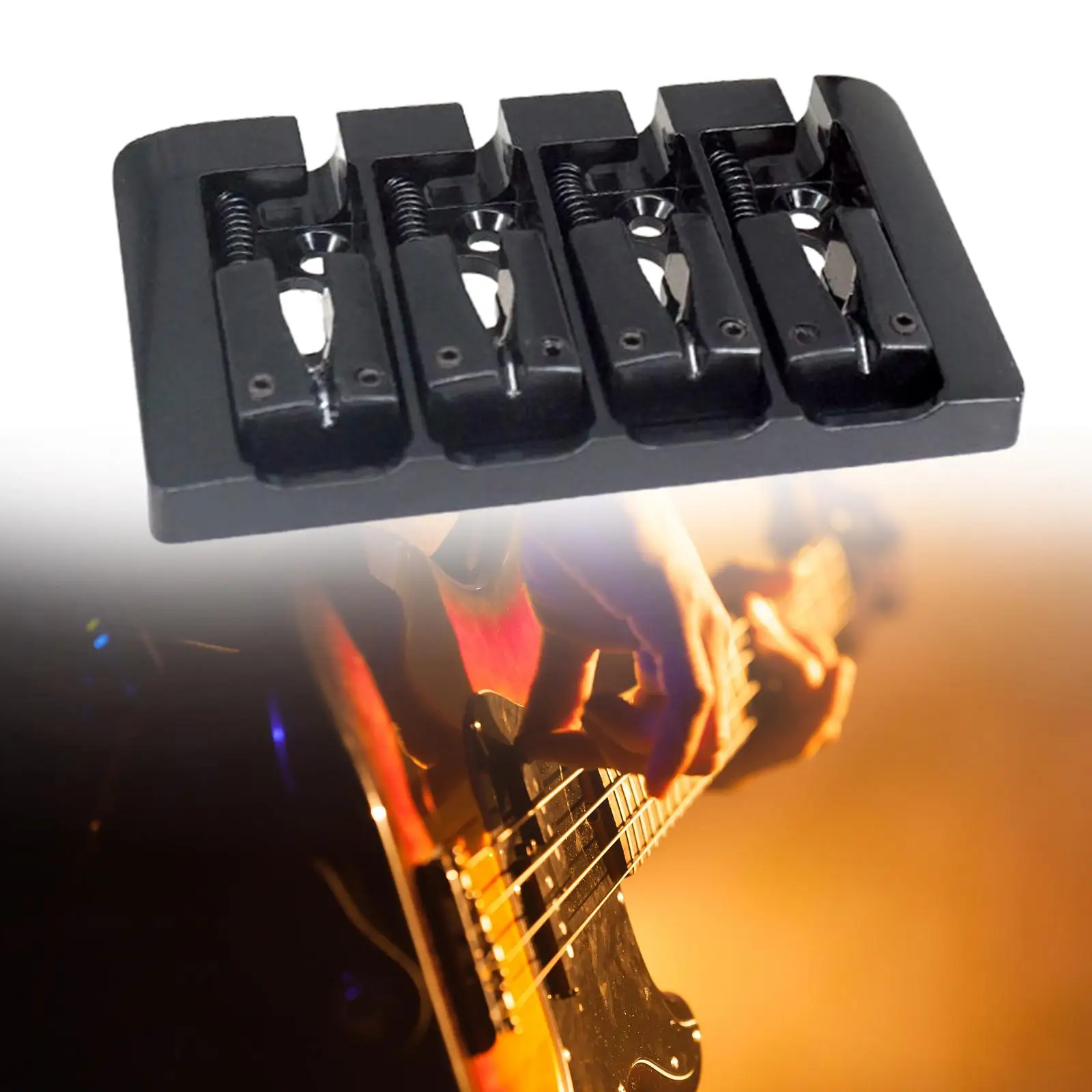 

4-струнный электрический бас-бридж для ремонта замены электрогитар