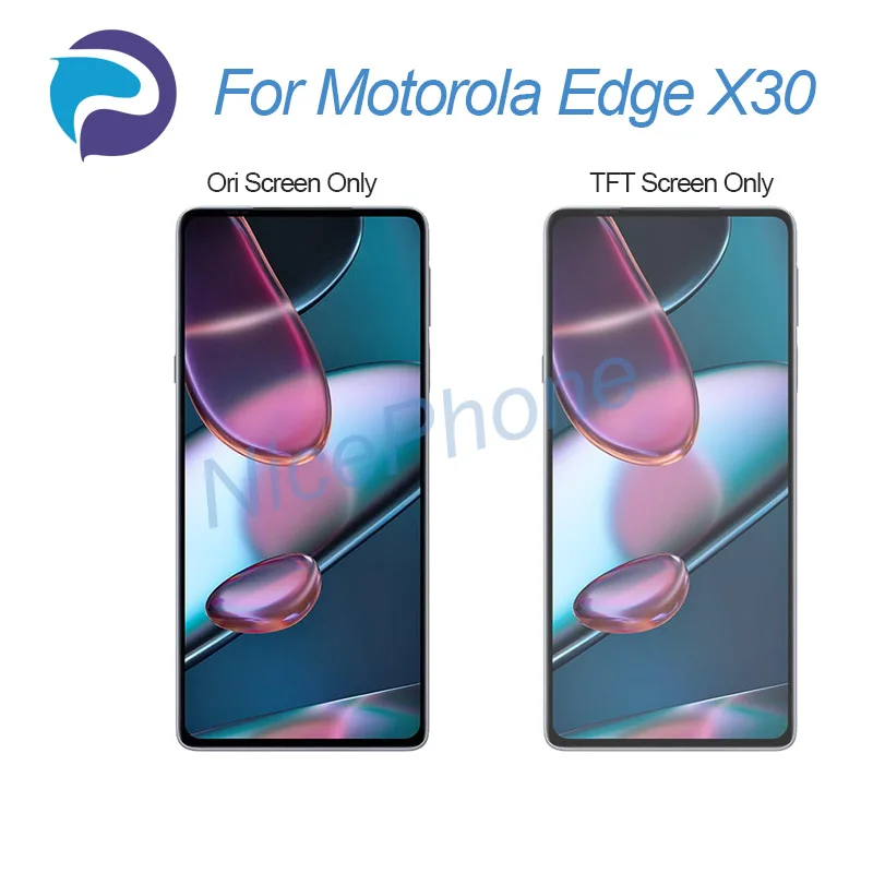 for Motorola Edge X30 LCD Screen + Touch Digitizer Display 2400*1080 XT2201-2, XT2201-6 For Moto Edge X30 LCD Screen Display