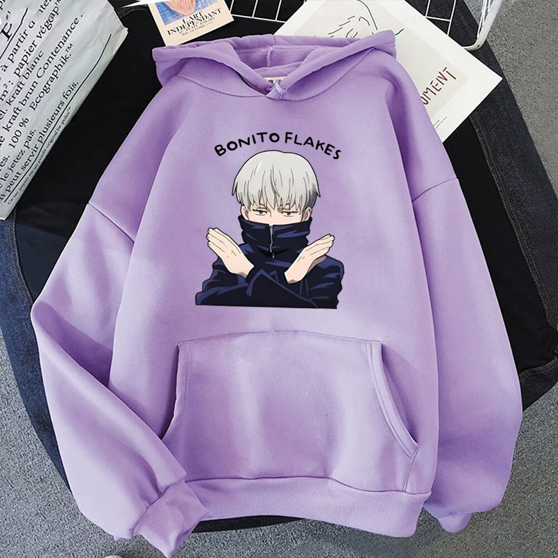 New Fashion Unisex Anime Inumaki Toge Printed Hoodies Men Women Casual Long Sleeve Hoodie Pullovers Teens Outdoor Sweatshirts