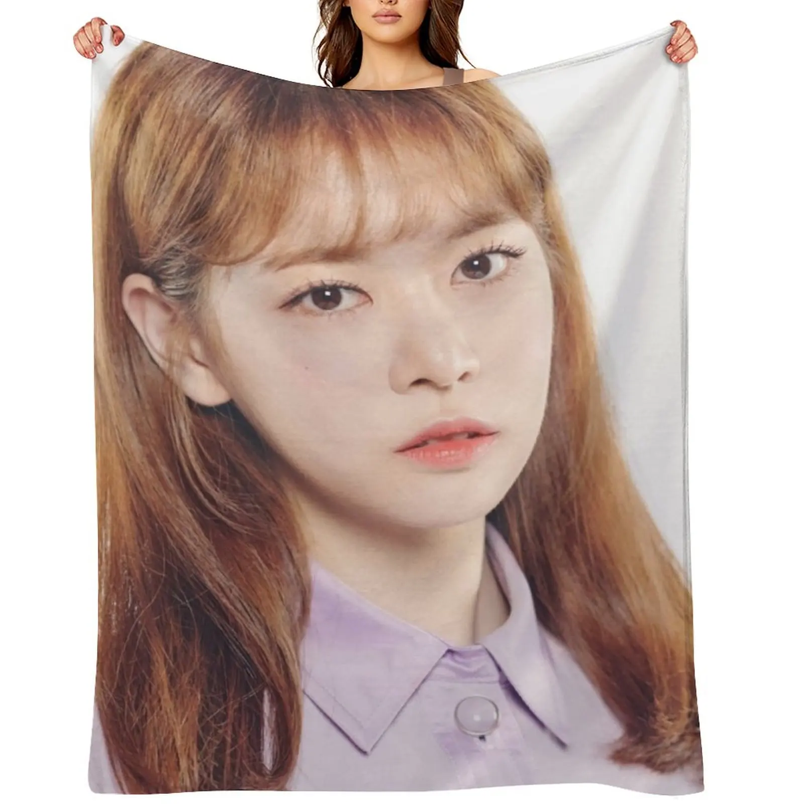 

Girls Planet Kim Bora Throw Blanket heavy to sleep Soft Plush Plaid Soft Plaid Softest Blankets