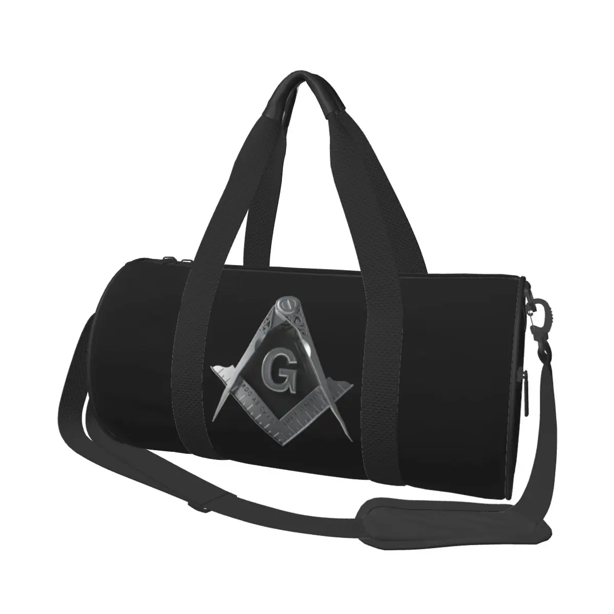 Freemason Sport Bags Compass Silver Fashion Gym Accessories Gym Bag Portable Men Women Handbag Training Retro Fitness Bag