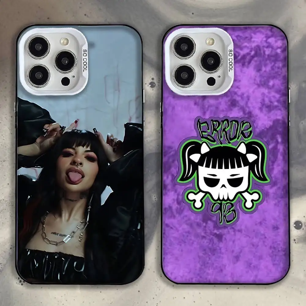 

Cazzu Error 93 Singer Phone Case For iPhone 16,15,14,13,12,11,Mini,Pro,SE,MAX White Matte Shockproof Cover