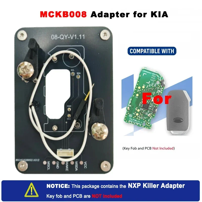 KiTi For Solder-Free Adapters Base for KIA Sportage Soul Sorento Work with NXP Killer Support Unlock Adding for NXP NCF29XX