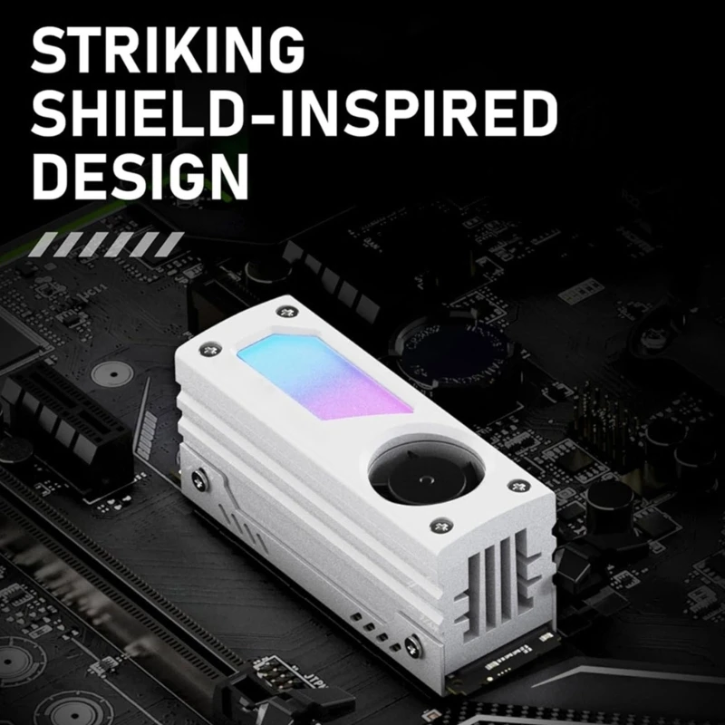 M.2 SSD Ogrzebia 2280 SSD radiator 5v 3pin ArgB Sync Wymienne chłodzenie