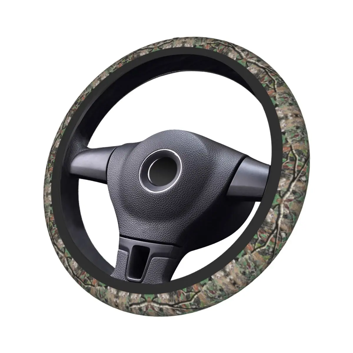 37-38 Steering Wheel Covers Tree Camouflage Elastic Hunting Car-styling Elastische Car Accessories - view 3