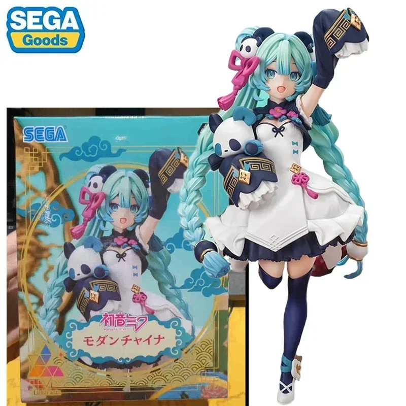 

Оригинальные игрушечные фигурки SEGA Luminasta HATSUNE MIKU, современные Аниме фигурки из ПВХ, Коллекционная модель, подарок на день рождения