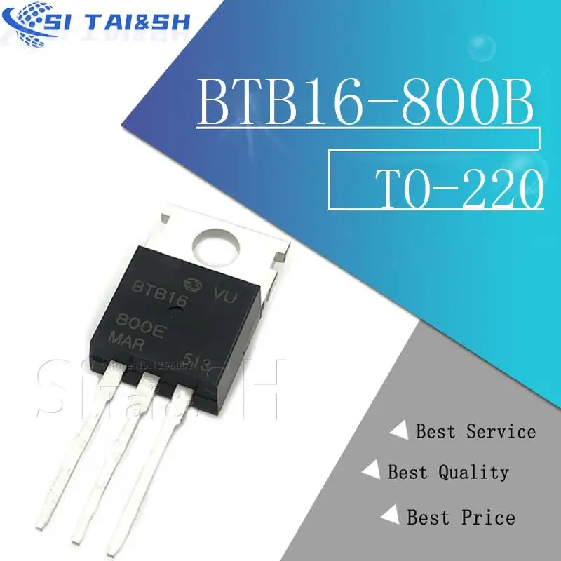 10szt/lot BTB16-800CW BTB16-800B BTB16-800BW BTB16-800 BTB16 TO220