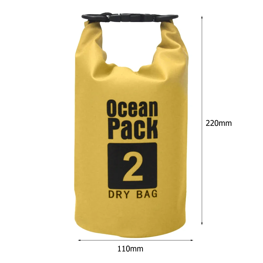 2L/3L/5L/10L/15L Dry Bag Sack Waterproof Pack Ultralight Drifting Swim Phone Storage Pack Rafting Floating Bag for Water Sport