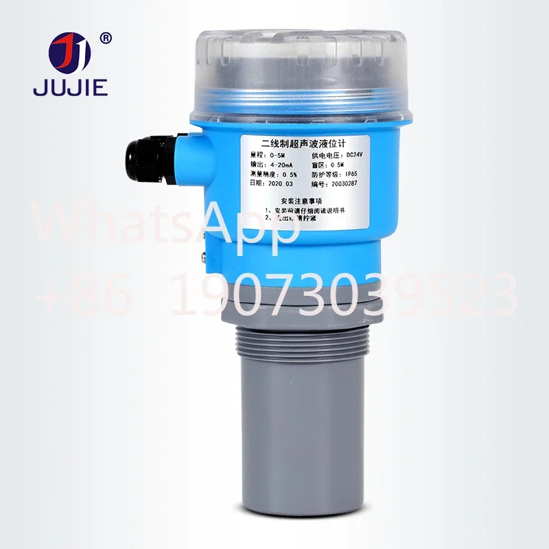 3m 5m 8m 10m Ultrasonic Level Meter 4-20mA Noncontact Level Meter Oil Fuel Tank Sensor Liquid Water  Transmitter