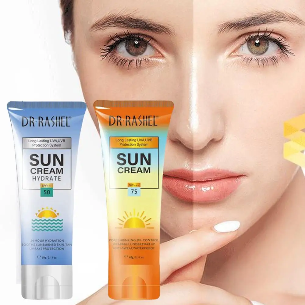 

Facial Body Sunscreen Whitening Sun Cream Sunblock Anti Sun SPF50/SPF75 Cream Facial Cream Skin Protection Protective R0Q9