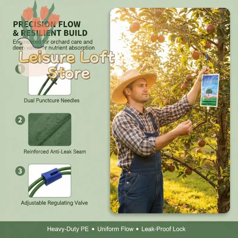Tree Nutrition Infusion Bag 1000ml Single Pack Durable Leakproof for Large Tree Transplant Growth Promotion
