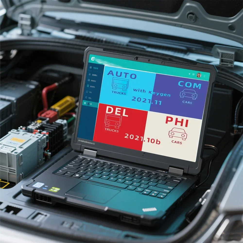 

Auto+coms 2021.11+ Del 2021.10B Phi Keygen Obd Scanner VCI AK DS150E Link Car Truck Diagnostic Tools Newer Software Update