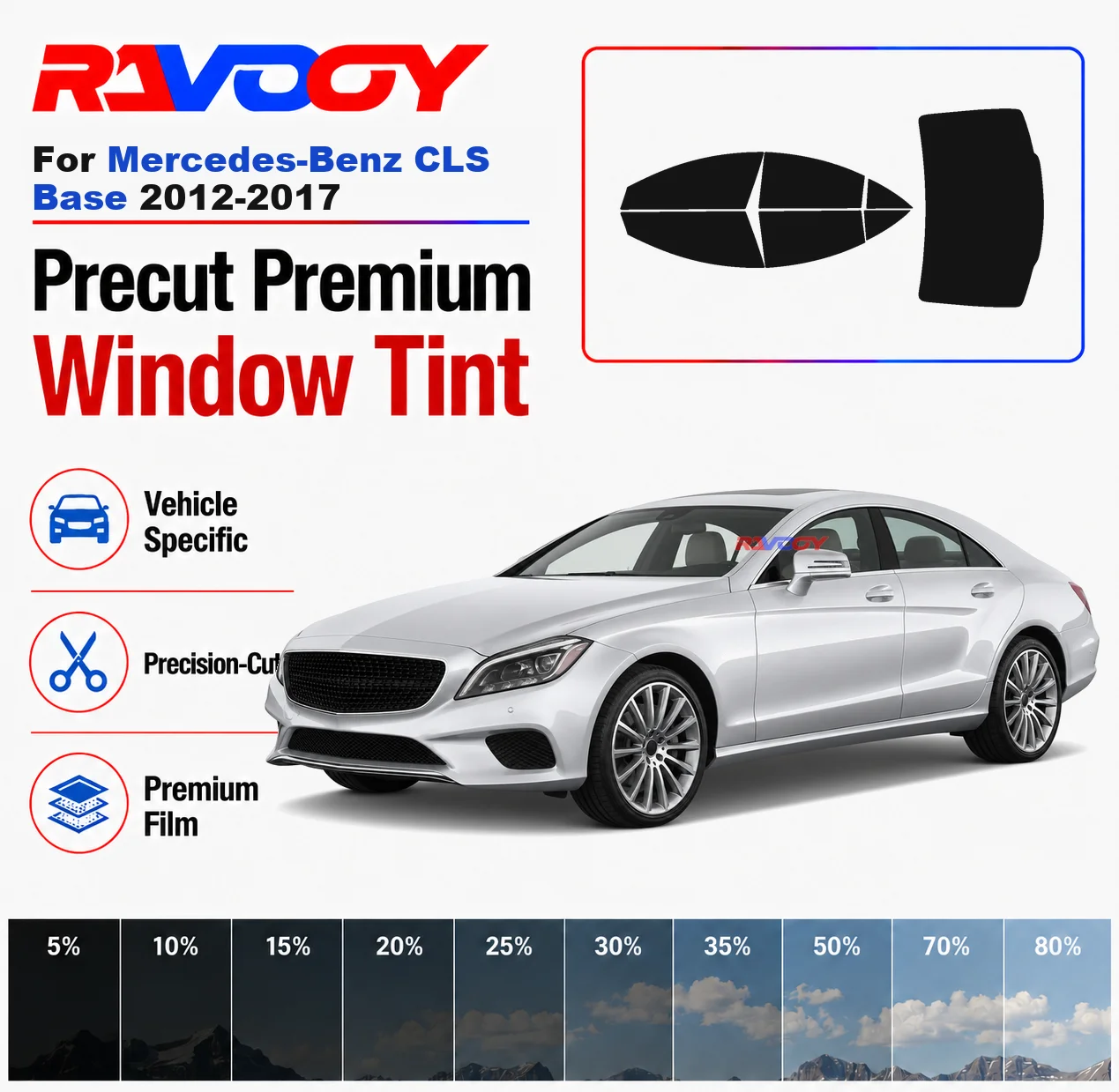 premium-precut-window-tint-kit-front-windows-rear-windows-rear-windshield-for-mercedes-benz-cls-base-2012-2017-nano-ceramic-film