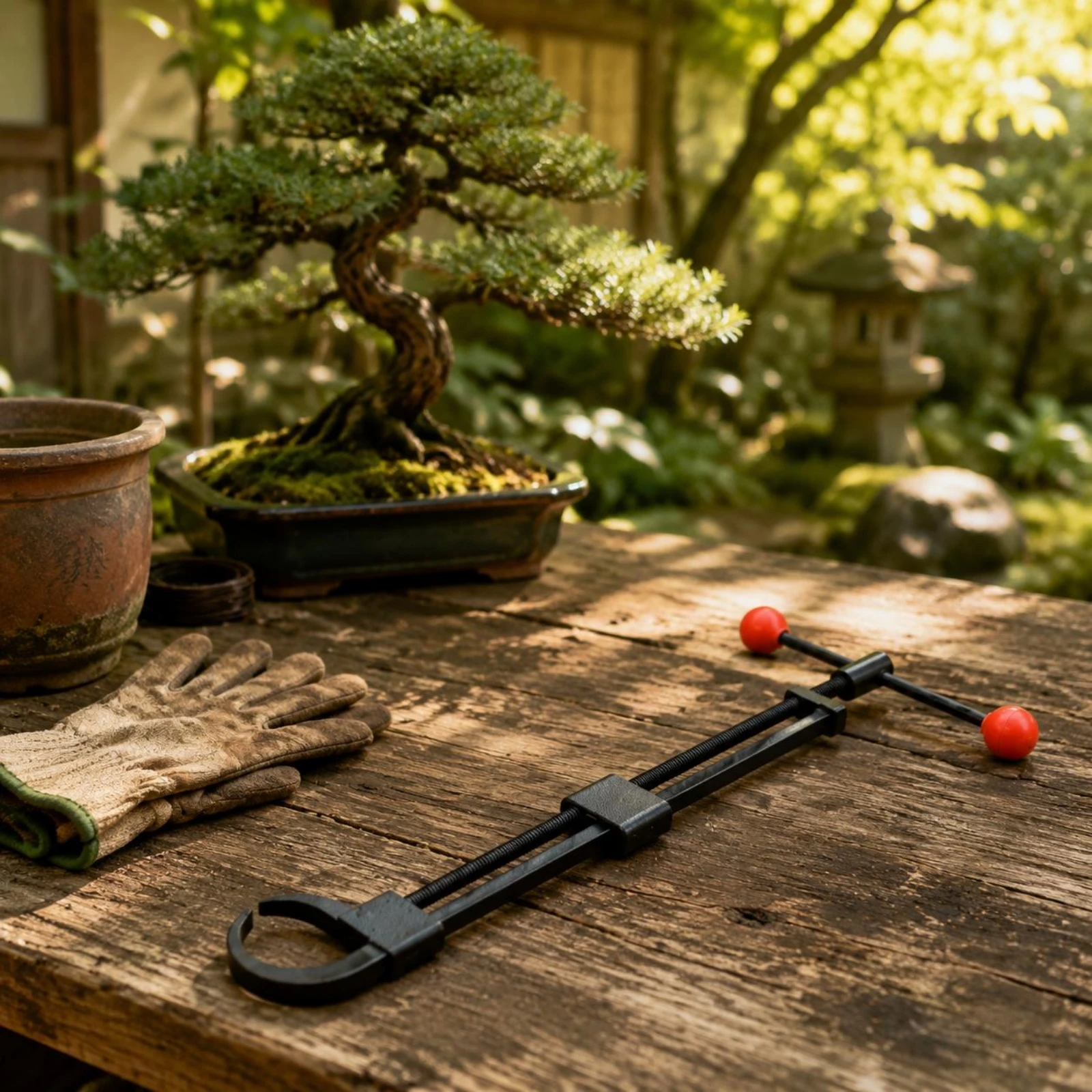 

Bonsai Branch Bender Adjustable Bonsai Branch Bending Tool Tree Shaping Clamp Reusable Trunk Bender Non-Slip Grip