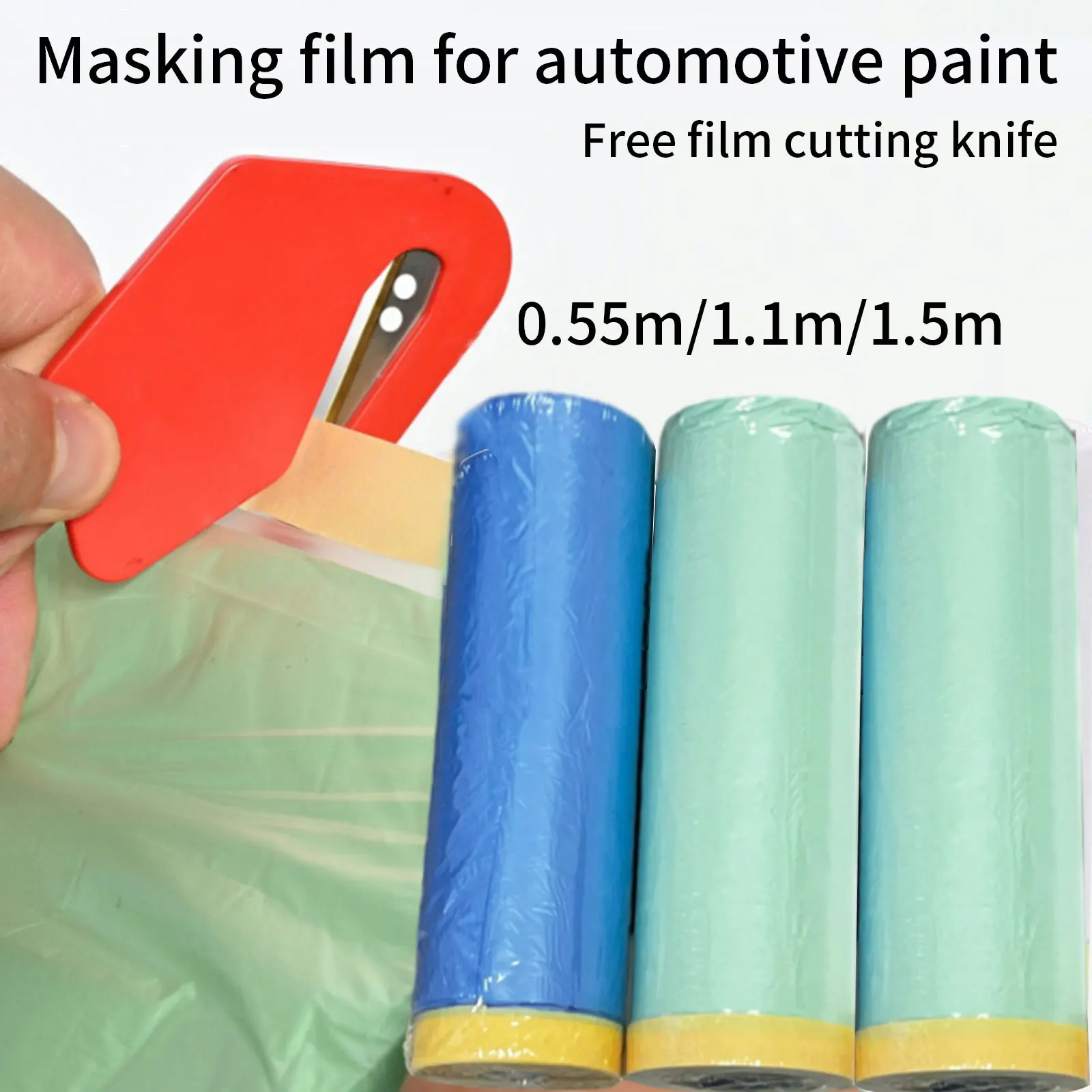 طبقة بلاستيكية لاصقة مسبقًا لطلاء جسم السيارة والأثاث المنزلي والحماية من الغبار بدون بقايا #1