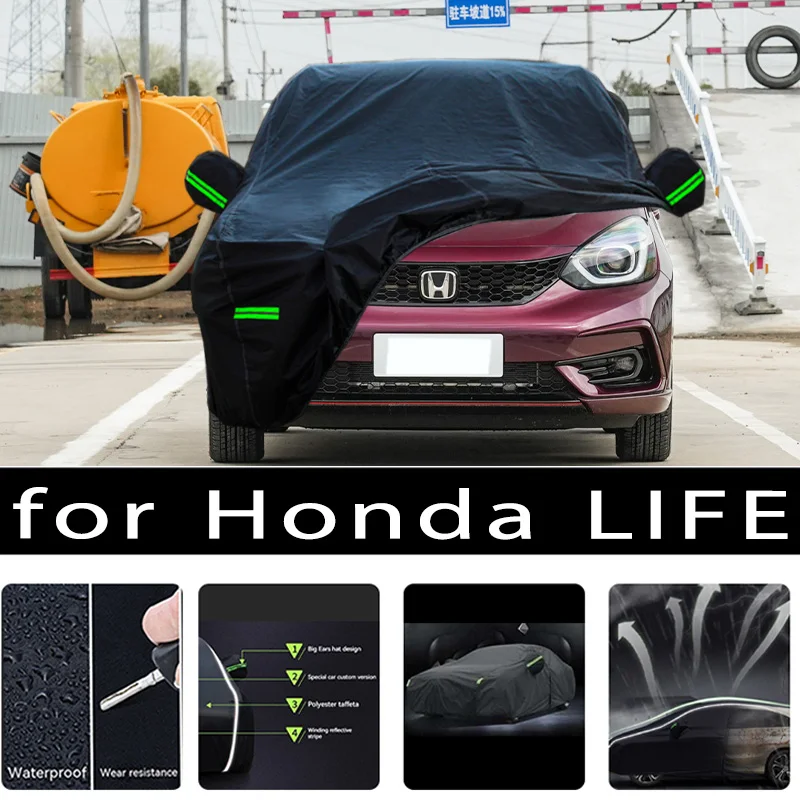 For Honda life protective covers, it can prevent sunlight exposure and cooling, prevent dust and scratches