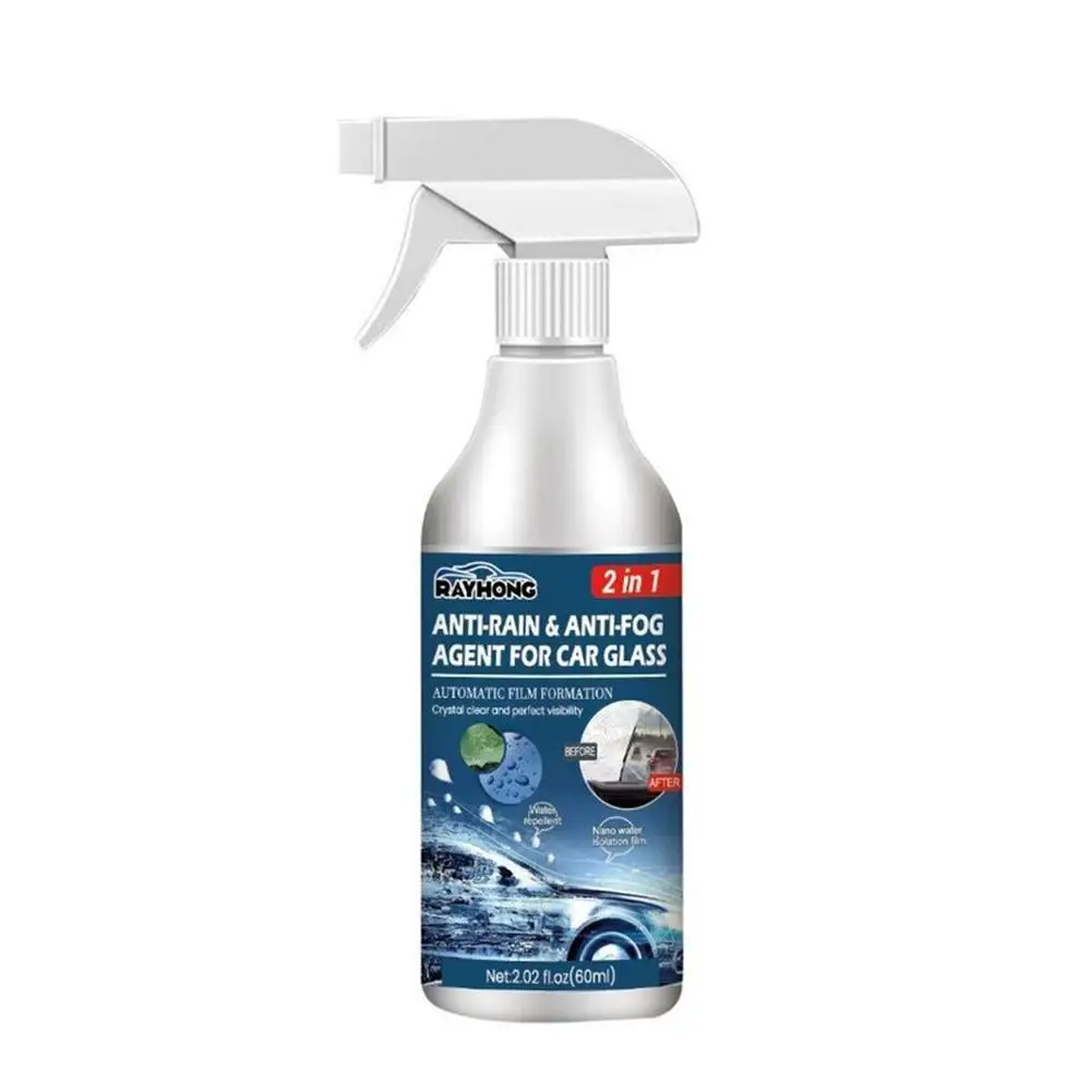 Agent de revêtement imperméable pour vitres de voiture, anti-buée automatique, spray anti-pluie, dissolvant de pluie pour fenêtres, cd kr W0R9, 60