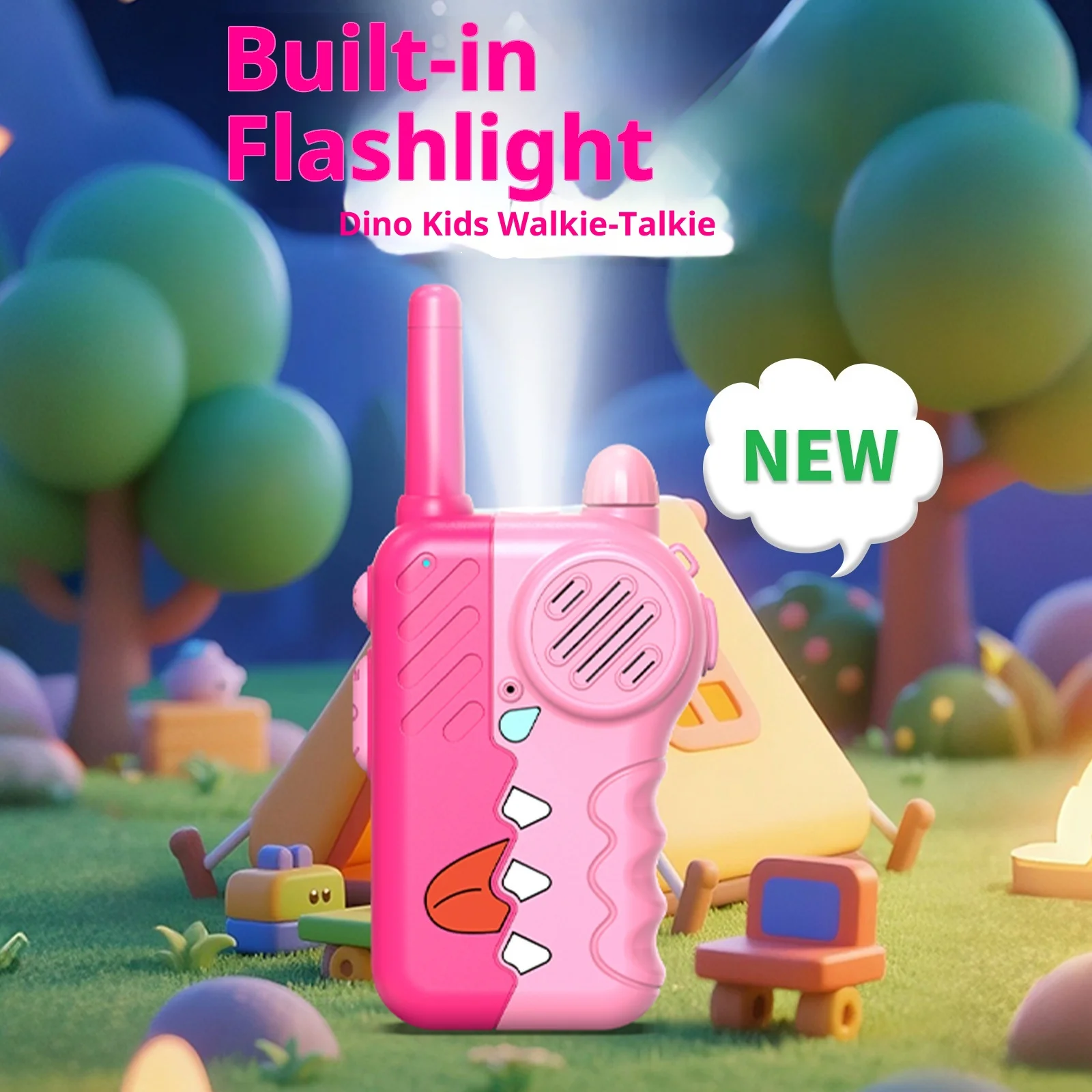 Walkie talkies pai-filho para crianças, brinquedo sem fio, rádios em dois sentidos, jogo educacional divertido ao ar livre para meninos e meninas