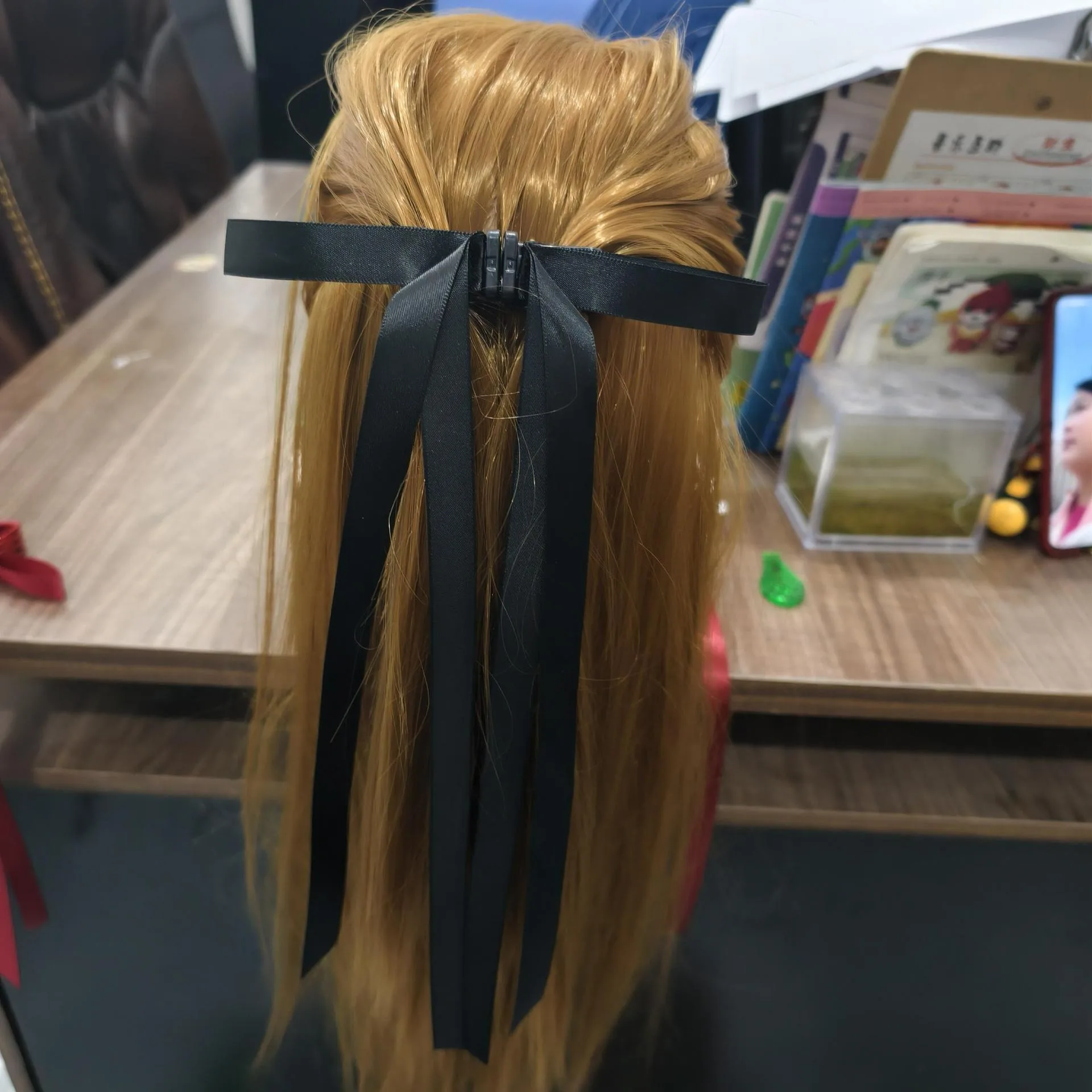 Grenzüberschreitende magnetische Haarspange mit Schleife, intelligente magnetische Haarklammer, personalisierte intelligente magnetische Haarspange – Detail 18