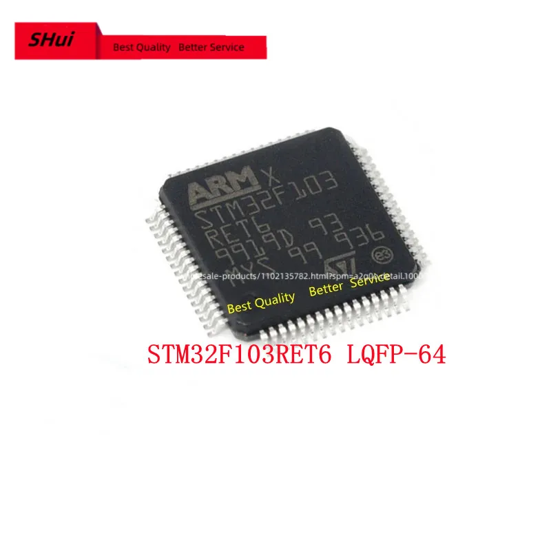 5 PCS Original STM32F103RET6 LQFP-64 ARM Cortex-M3 MCU de 32 bits
