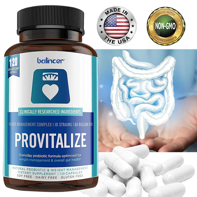 Probiotic Supplements - Help with Intestinal Health, Nutrient Digestion, Weight Management, Bloating Relief, Calorie Control