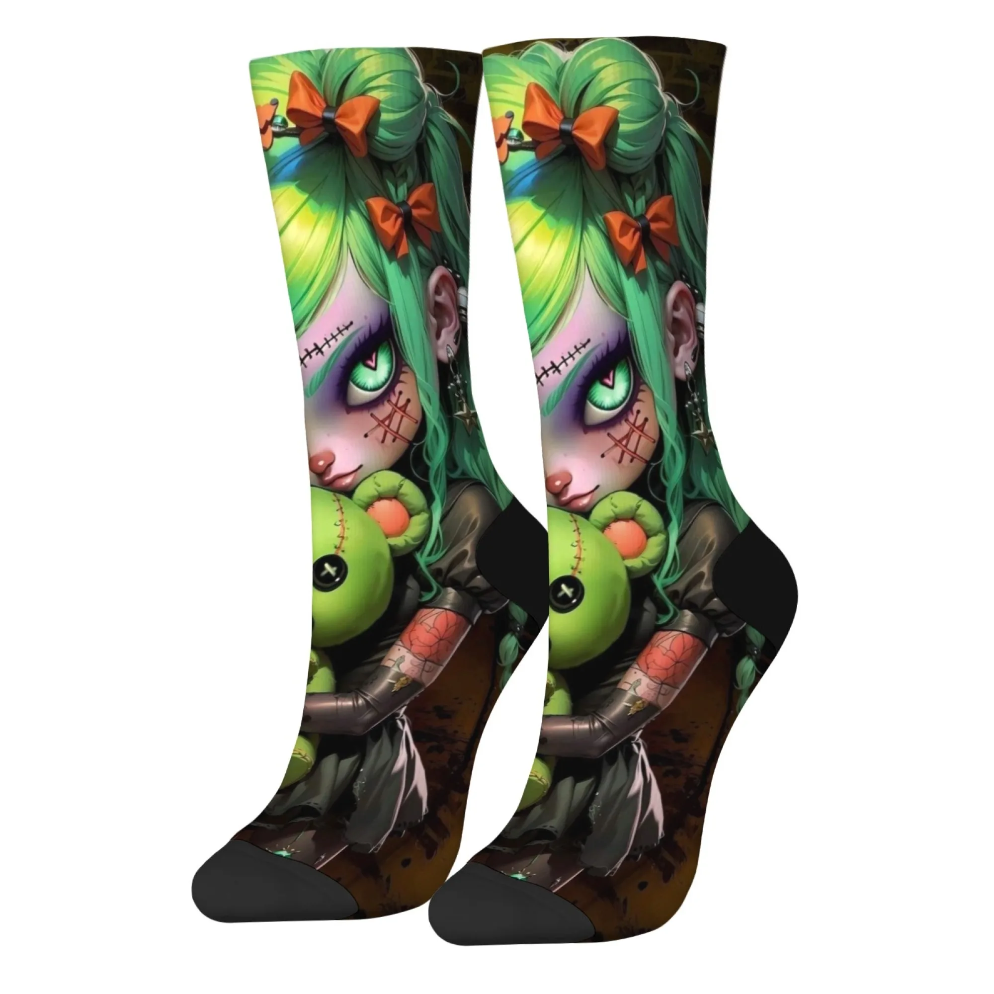 

Novelty fairy tale children's game happy socks Harajuku retro cartoon style unisex street hip-hop trend socks holiday party gift