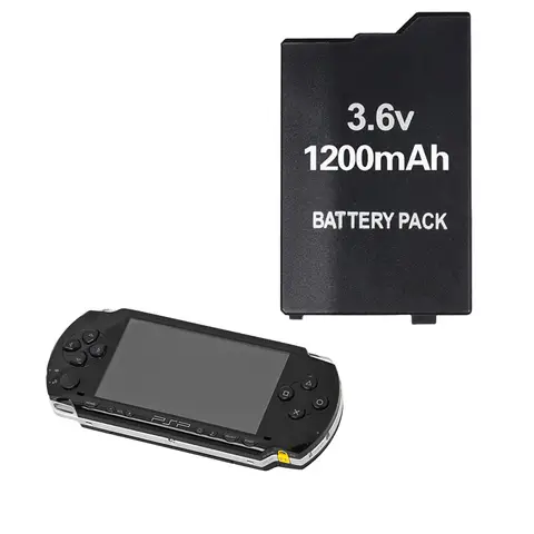 PSP 2000 3000 battery 1200mAh  3.6V Lithium Ion Battery Pack Replacement for Sony PSP 2000/3000 PSP-S110 PSP games console