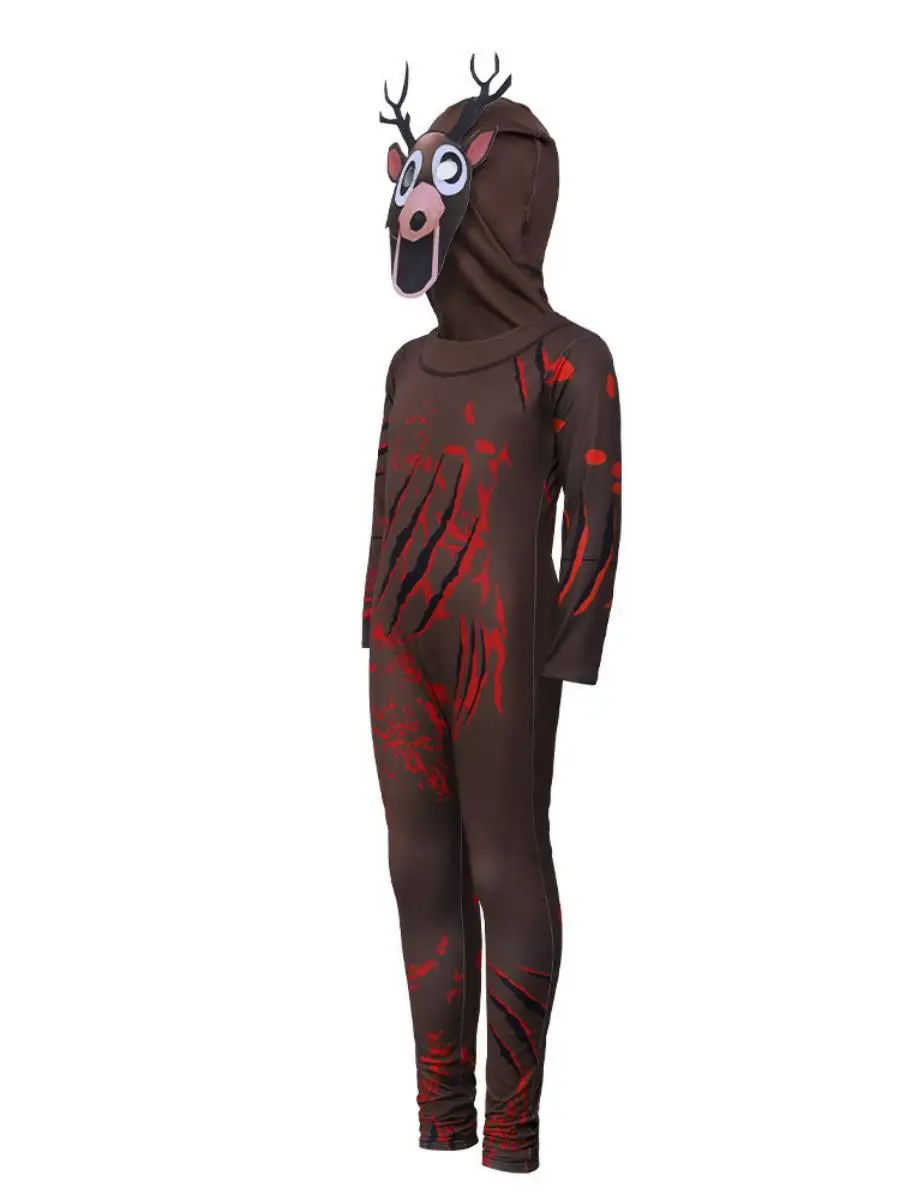 جديد loween الغزلان الوحش البومة بذلة Cisas مجموعة لعبة الإرهاب 99 ليلة الغزلان زي مادة البوليستر بدلة للسيدات #4