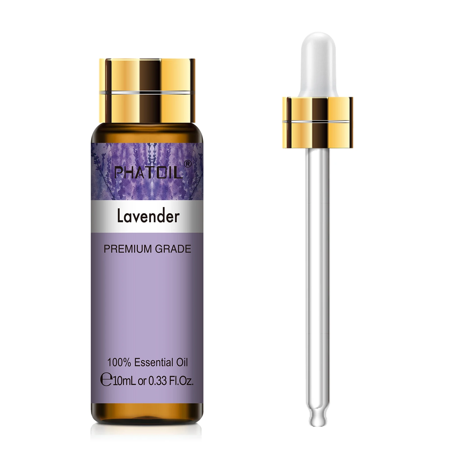 PHATOIL-Aceites Esenciales naturales puros, fragancias aromáticas con cuentagotas, lavanda, eucalipto, vainilla, rosa, jazmín, Ylang, difusor de