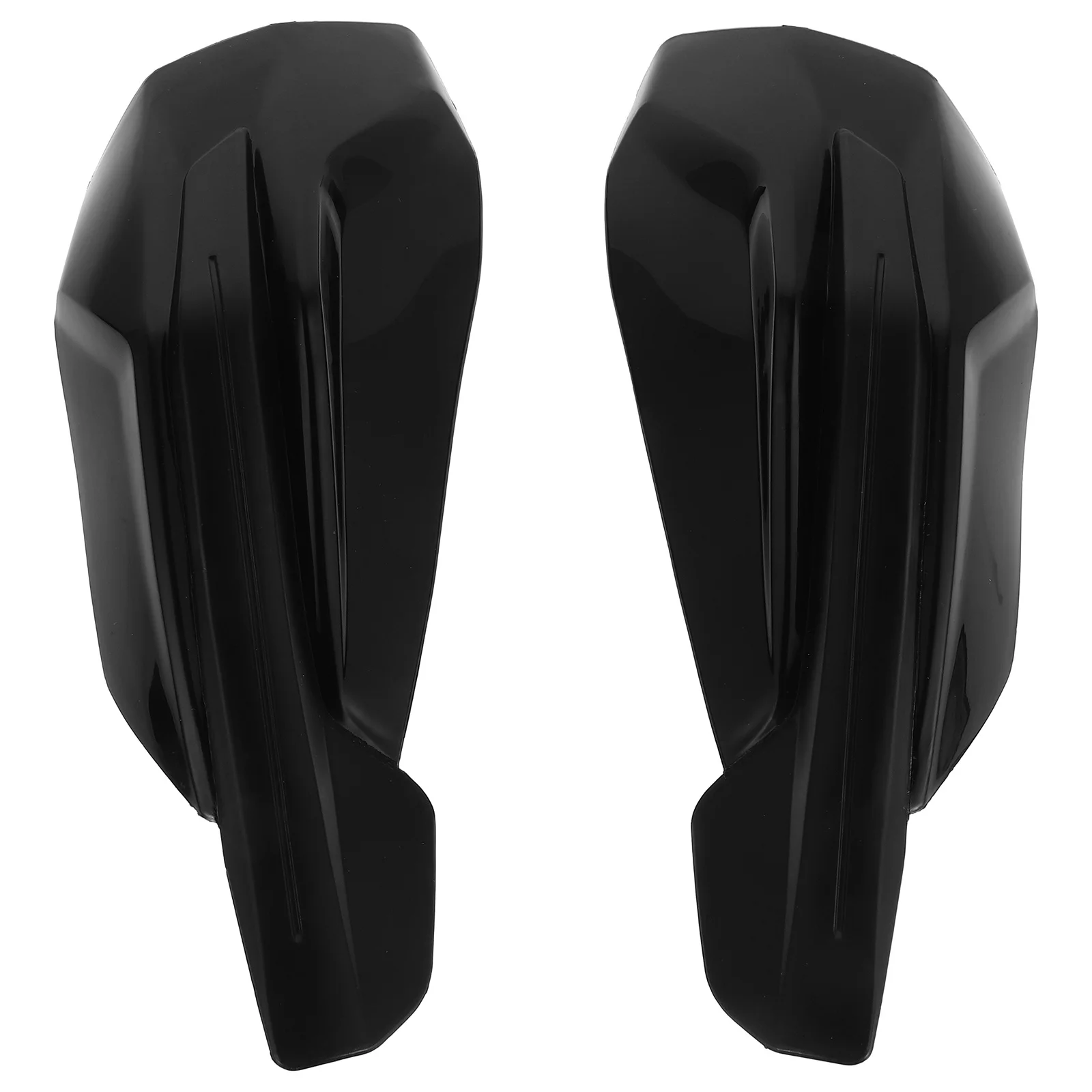 1 paire de protège-mains de moto noir, Protection de guidon coupe-vent pour vélos hors route, Scooters, équitation tout-terrain, ajustement universel Durable