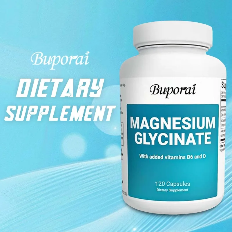 Magnesium Glycinate 400mg - Positive Mood, Soothes Nerves, Supports Brain and Nervous System Health, Improves Memory & Cognition