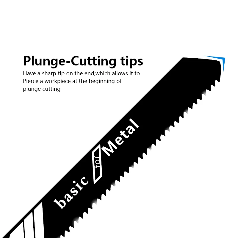 CMCP 5 uds hojas de sierra de calar T118B T-Eixo HCS hojas de sierra de calar 76mm para herramientas de carpintería de corte de madera, plástico y Metal