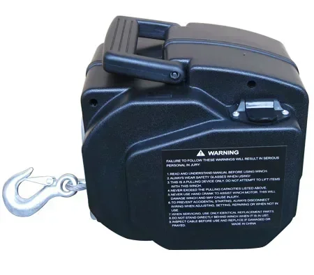 Portable 12v Electric Boat Winch For Pulling Boats, Stuck Vehicles And Other Heavy Items